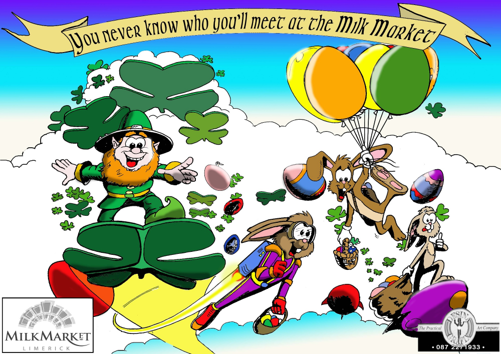 Cartoon: You Never Know Who you'll meet at the Milk Market 10