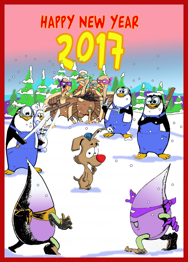 Cartoon: Happy New 2017! 1