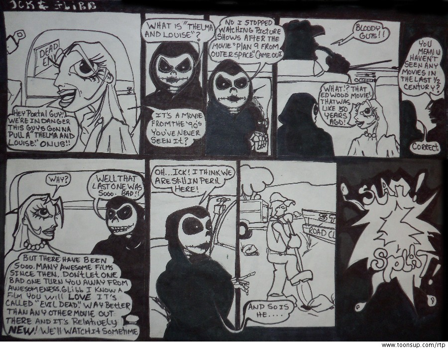 Cartoon: Ick and Glibb 1