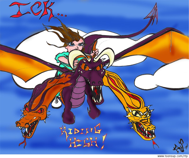 Cartoon: Ick Riding High 1
