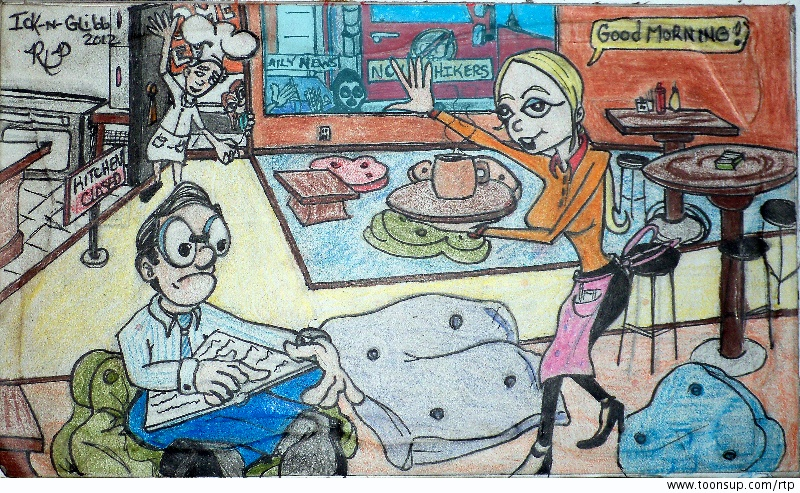 Cartoon: Coffee shop 1