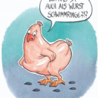 Dicke Putenwurst