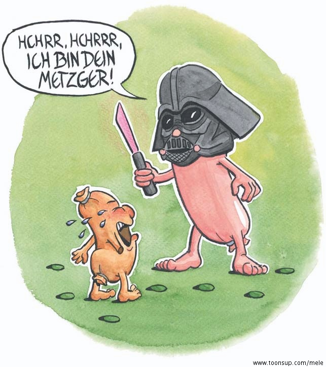 Cartoon: Darthwurst 1