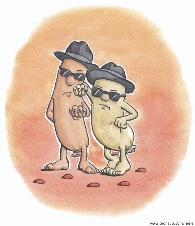 Cartoon: Wurst-Brothers 1