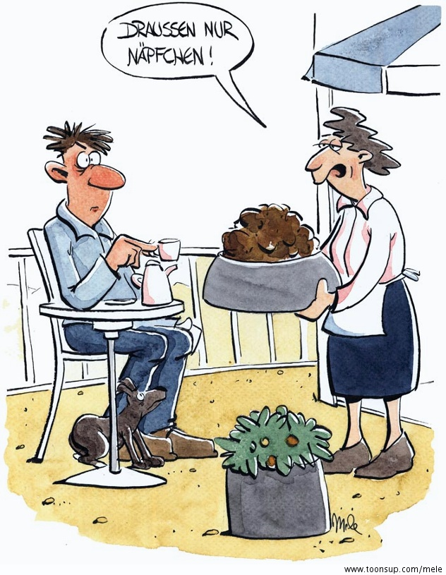 Cartoon: Draussen nur ... 1