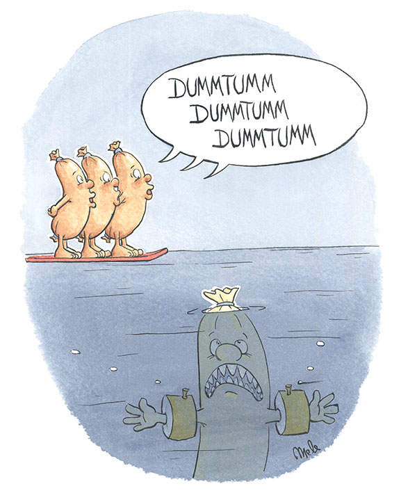Cartoon: Der weisse Zipfel 1