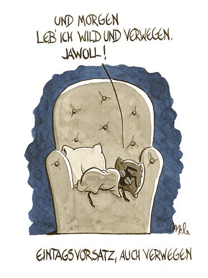 Cartoon: Zu spät 1