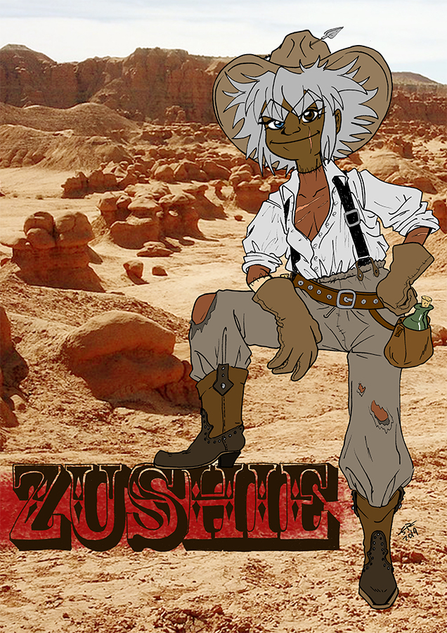 Concept Art / Character Design: ZUSHIE - Wild im Westen 1