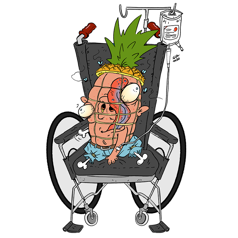 Illustration: Drawtober Day 02: Ham Boy 2