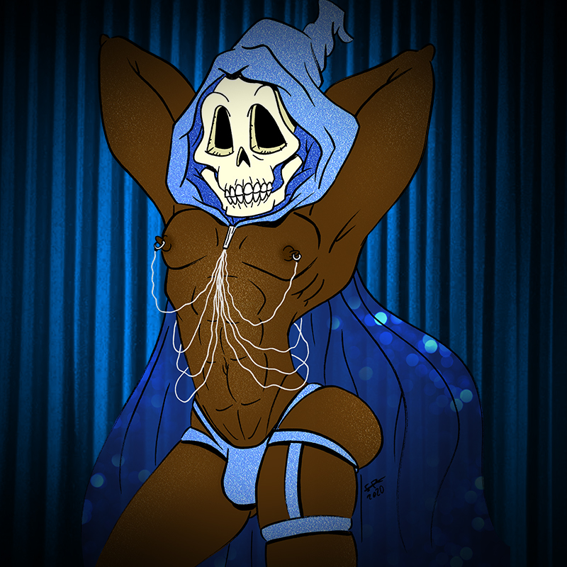 Illustration: Drawtober Day 10: GLAM Reaper 2