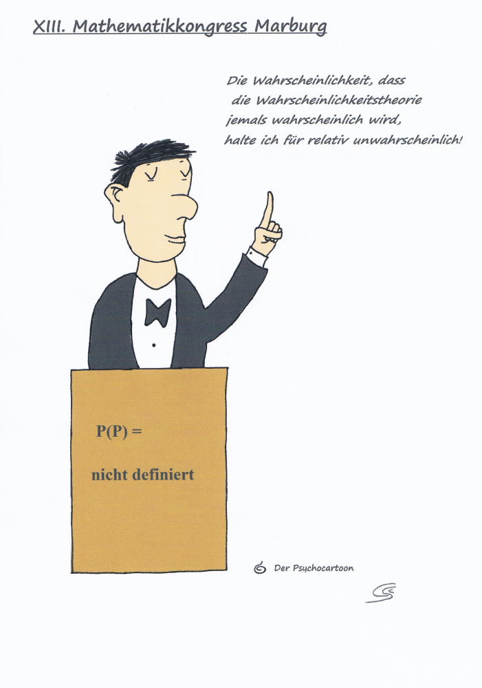 Cartoon: Wahrscheinlichkeitstheorie 1