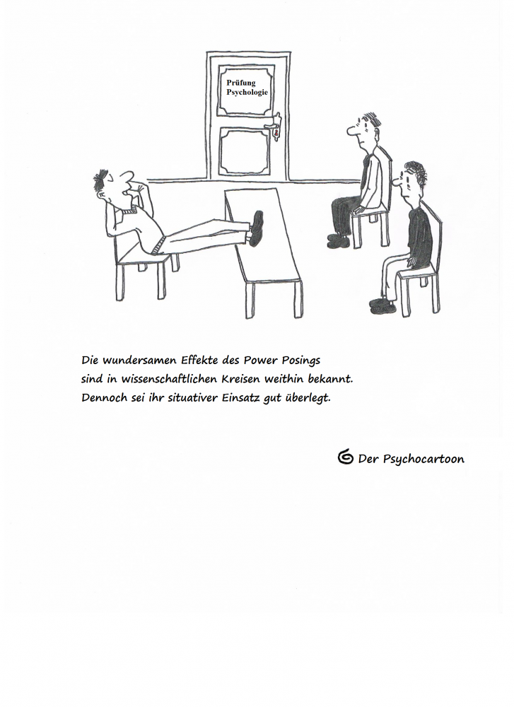 Cartoon: Power Posing 1
