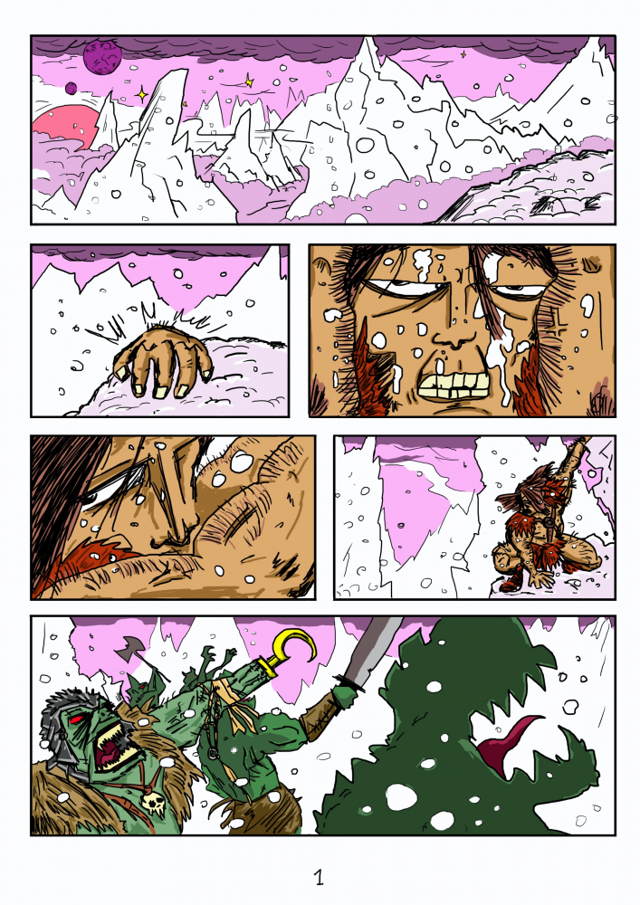Comic: Barbarian Adventure 1