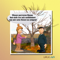 Entblättert