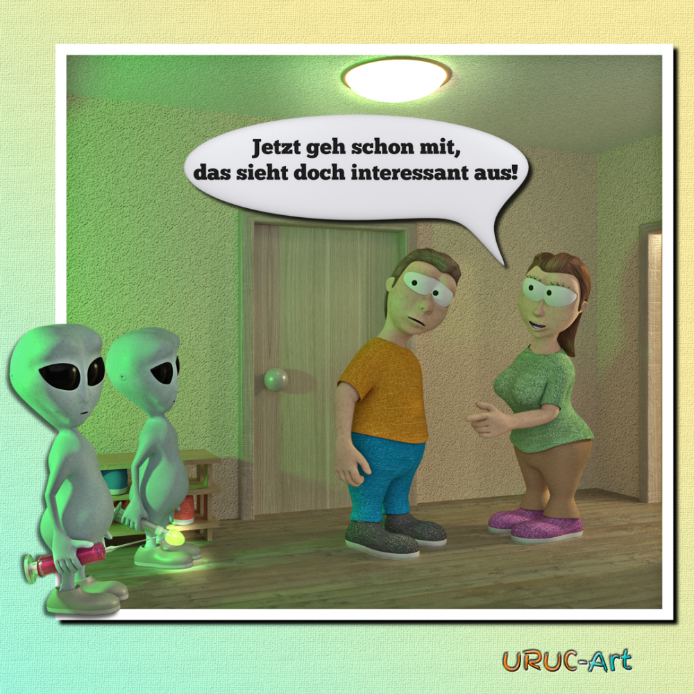 Cartoon: Geh schon... 1