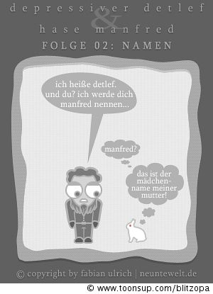 Cartoon: DDM - Folge 02: Namen 1