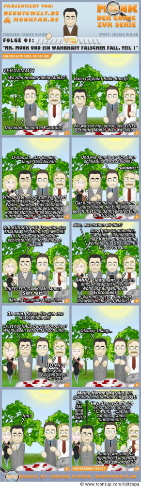 Comic: MONK - Folge 01: Mr. Monk und ein wahrhaft falscher Fall, Teil 1 1