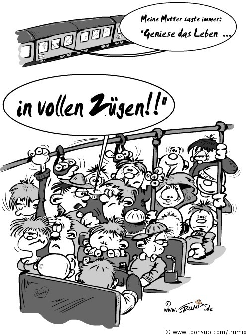 Comic: Neulich im Zug 1
