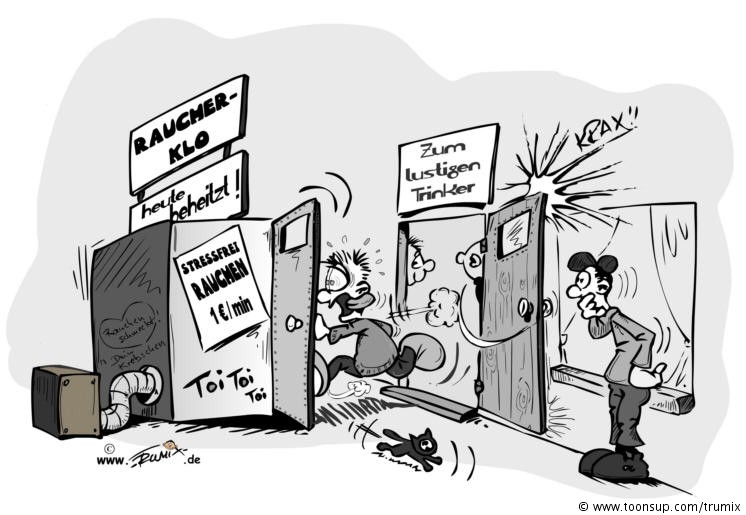 Cartoon: Raucherfreie Zone 1