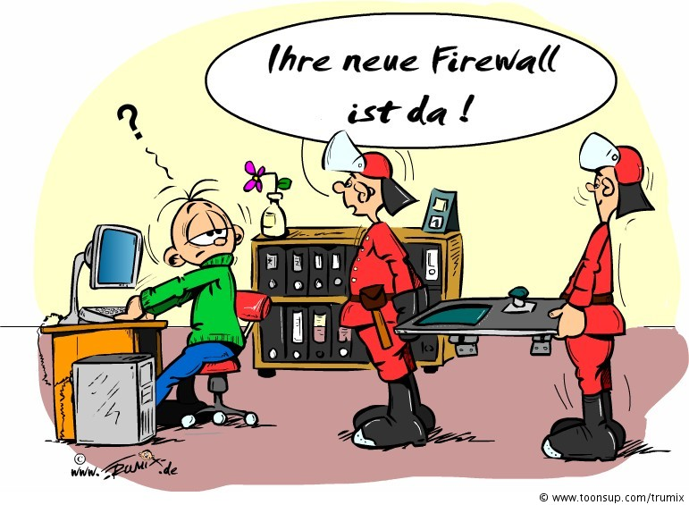 Cartoon: Firewall 1