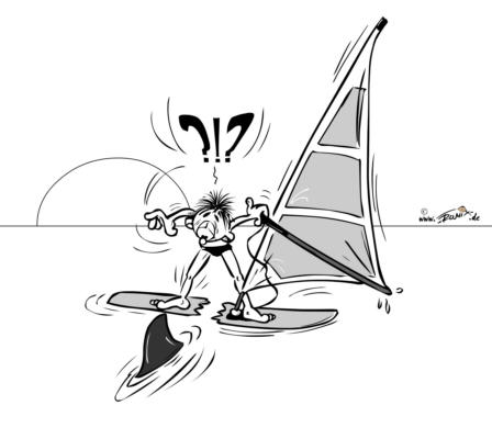Cartoon: Surfer 1