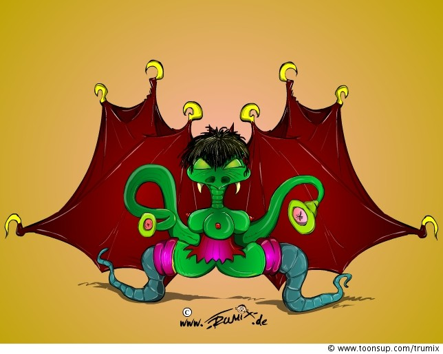 Concept Art / Character Design: Miss Alien 1