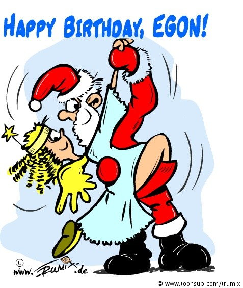 Cartoon: Happy Birthday, Egon 1