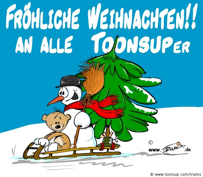 Illustration: Frohe Weihnachten 1