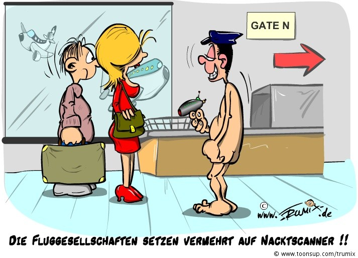 Cartoon: Nacktscanner 1