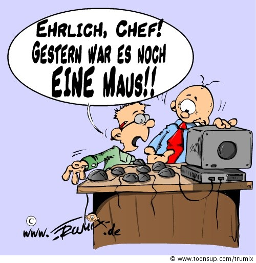 Cartoon: Wundersame Vermehrung 1