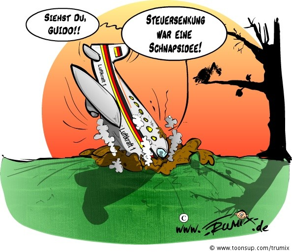 Cartoon: Wege aus der Krise (Director's Cut) 1