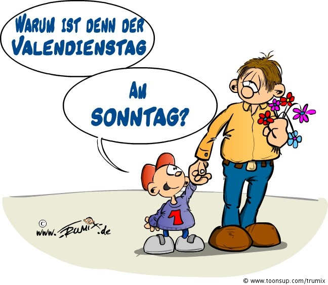Cartoon: Valentinstag 1