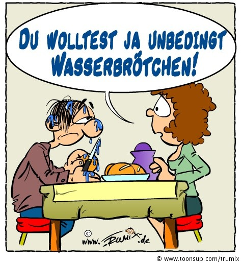 Cartoon: Neulich beim Frühstück 1