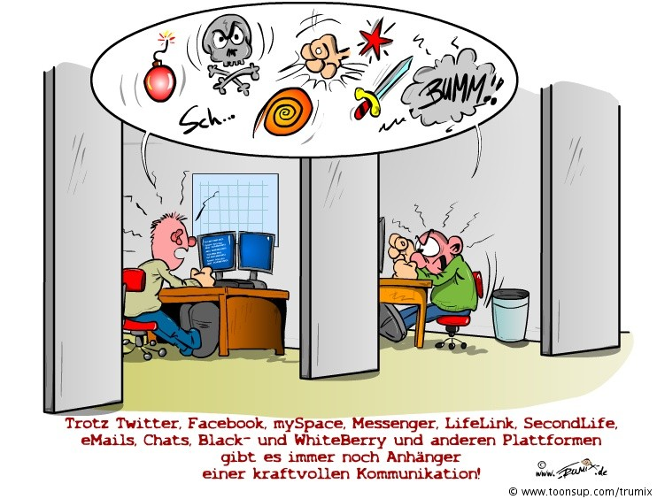 Cartoon: Kommunikationsmittel 1