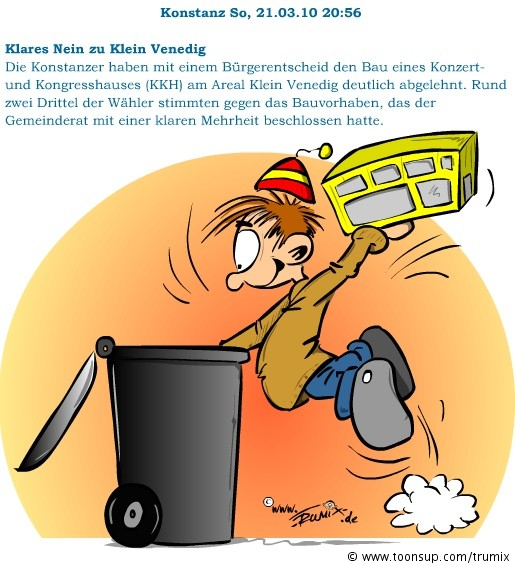 Cartoon: Konstanzer Konzert- und Kongresshauses (KKH) 1