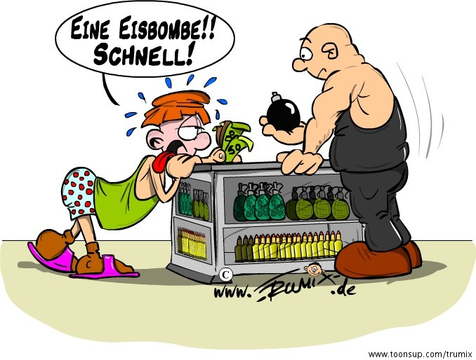 Cartoon: Hitze-Notstand 1