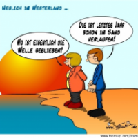 Warten auf die Welle