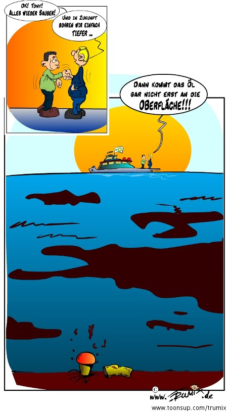 Cartoon: Neue Wege bei BP 1