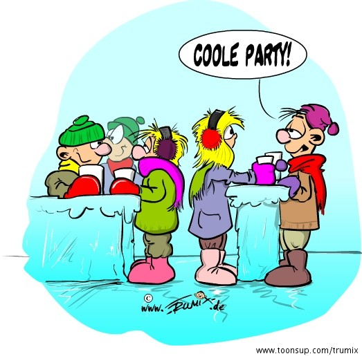 Cartoon: Coole Party 1
