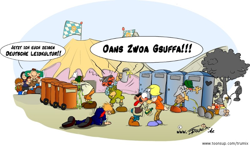 Cartoon: Deutsche Leitkultur 1