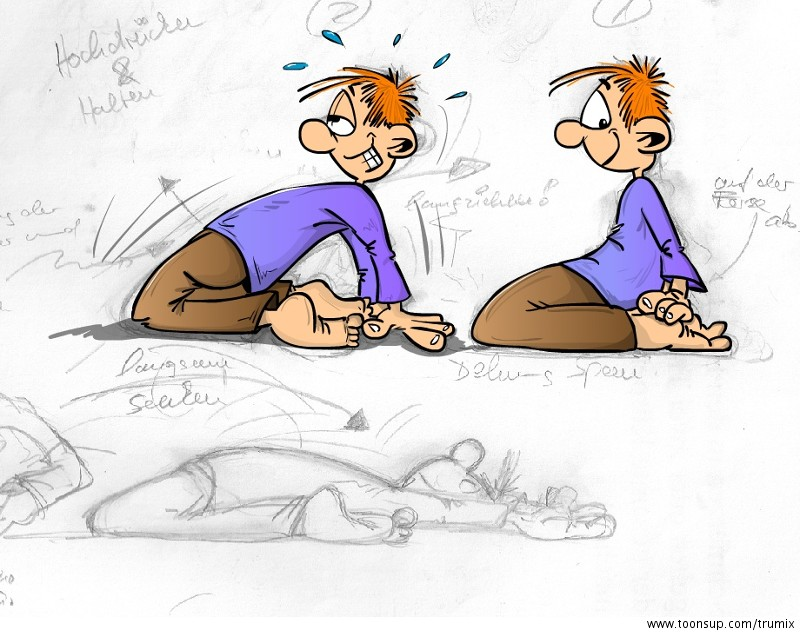 Concept Art / Character Design: Scribbles Yoga 4