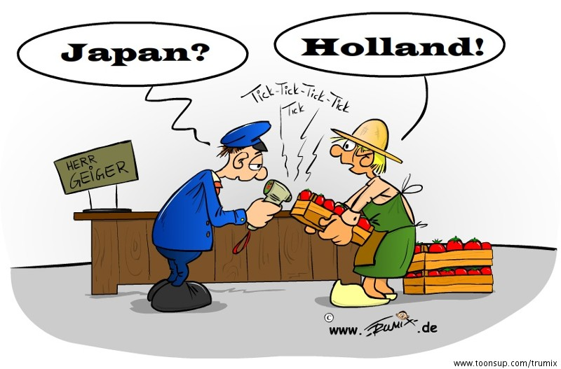 Cartoon: Erhöhte Lebensmittelkontrolle 1