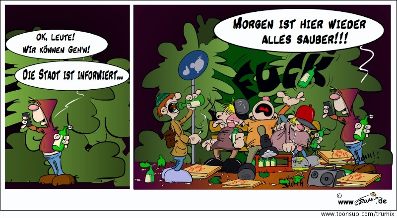 Cartoon: Einmal Aufräumen, bitte 1