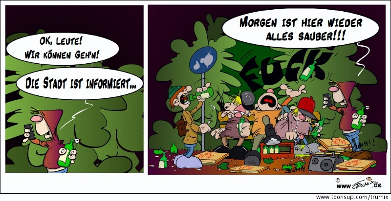Cartoon: Einmal Aufräumen, bitte 2