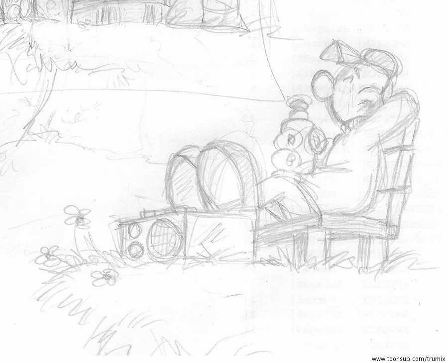Concept Art / Character Design: Endlich in der Natur! 2