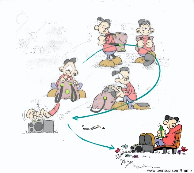 Concept Art / Character Design: Endlich in der Natur! 3