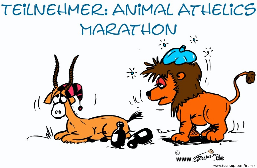 Concept Art / Character Design: Animal Athletics: Marathon 1