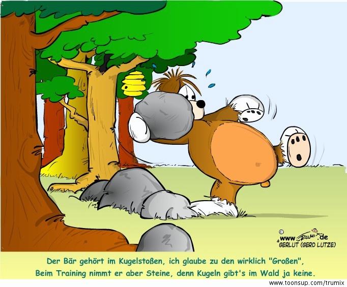 Illustration: Kugelstoßen 3