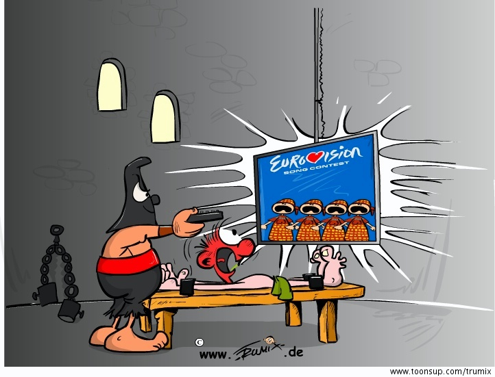 Cartoon: ESC Eurovision Song Contest 1
