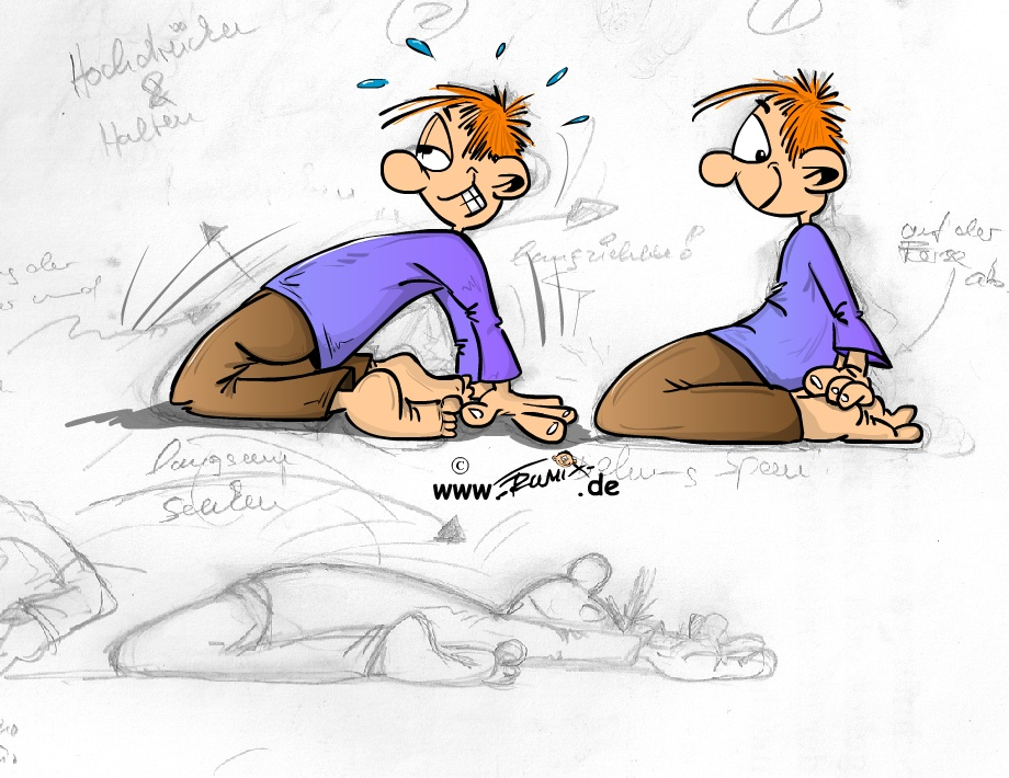 Concept Art / Character Design: YogaStudien 1